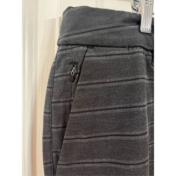 Hang Ten Gray On Gray Striped Bermuda Shorts sz 36 EUC - Picture 2 of 8